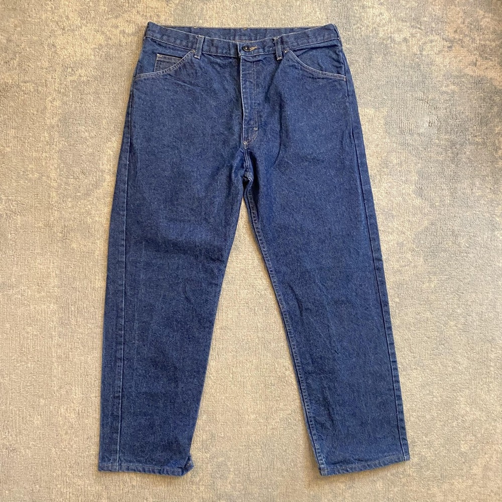 Bulwark Excel FR Jeans Mens 35x31 Blue Flame Resistant Relaxed Denim Pants